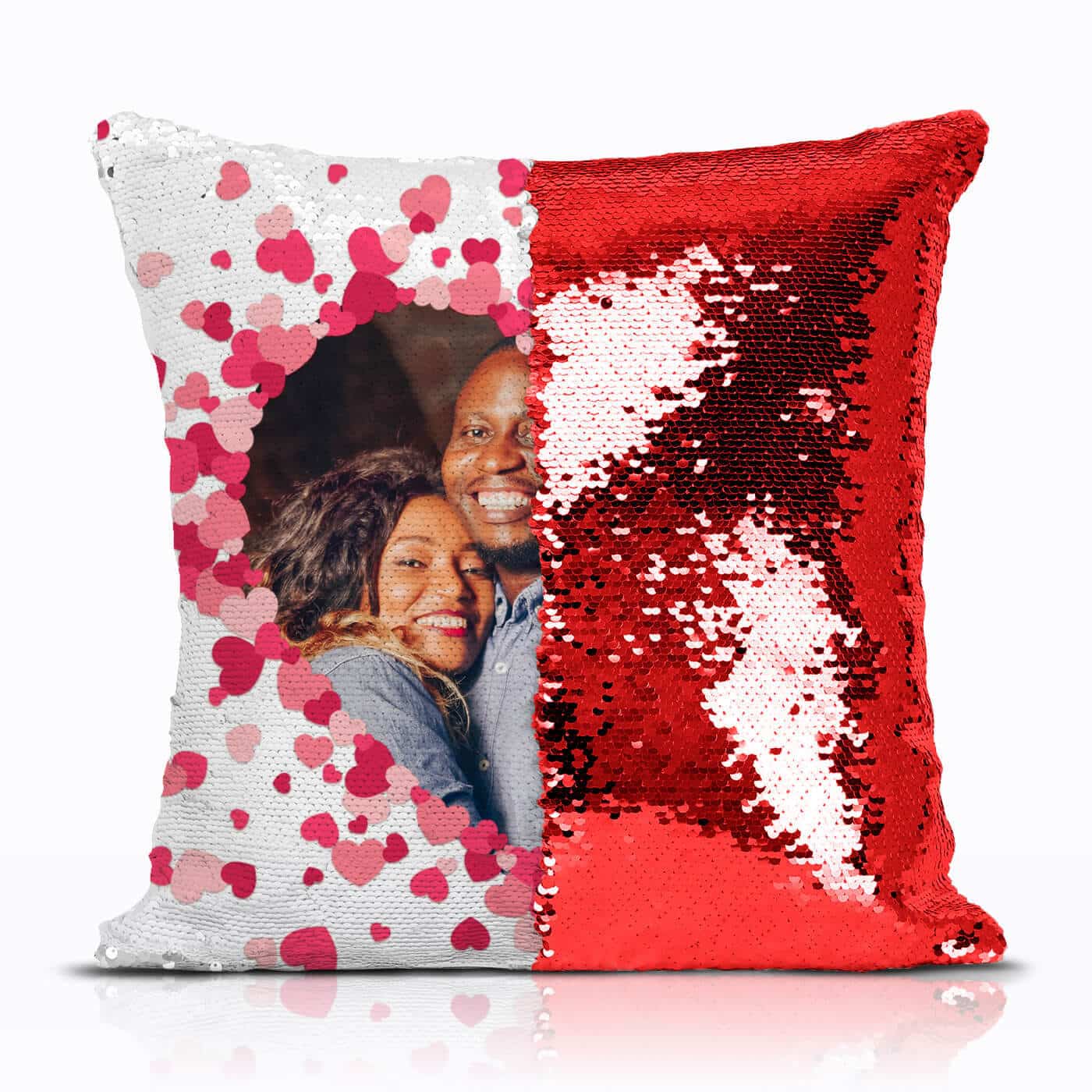 Love Frames Sequin Pillow