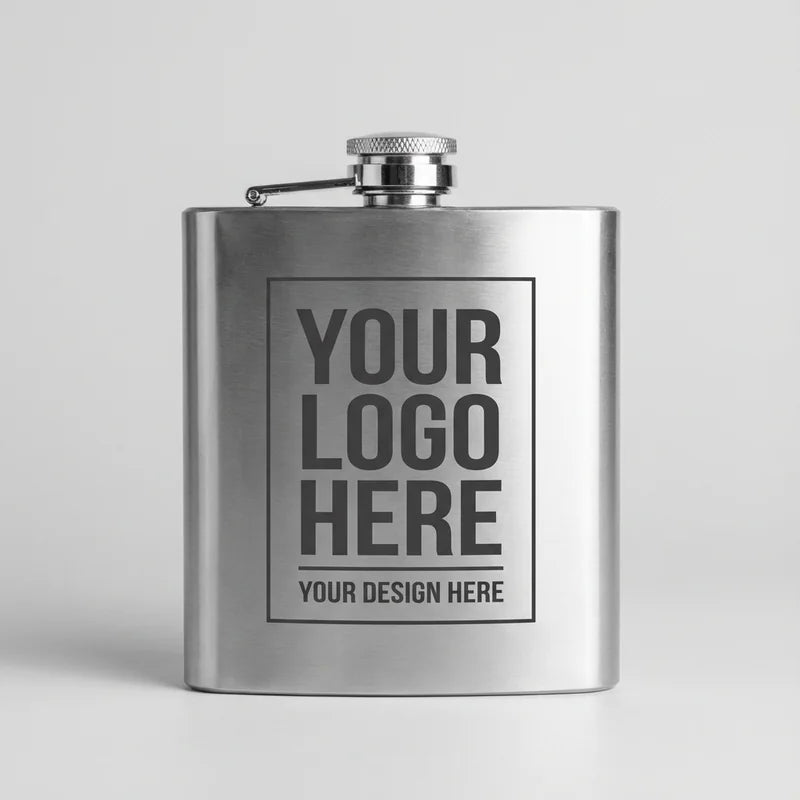 Hip Flask 8oz Stainless