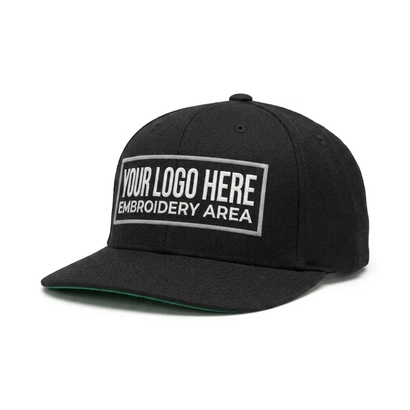 Flat Bill Fitted Cap