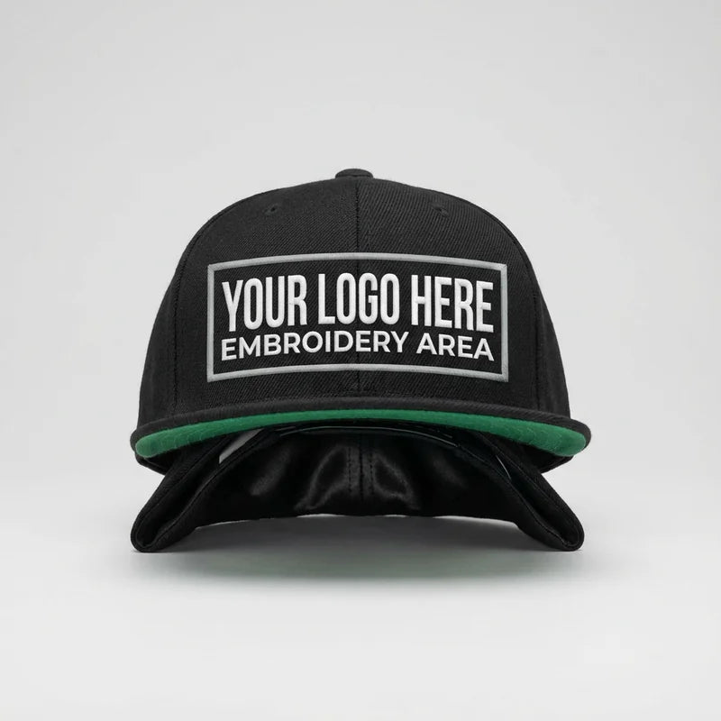 Flat Bill Fitted Cap
