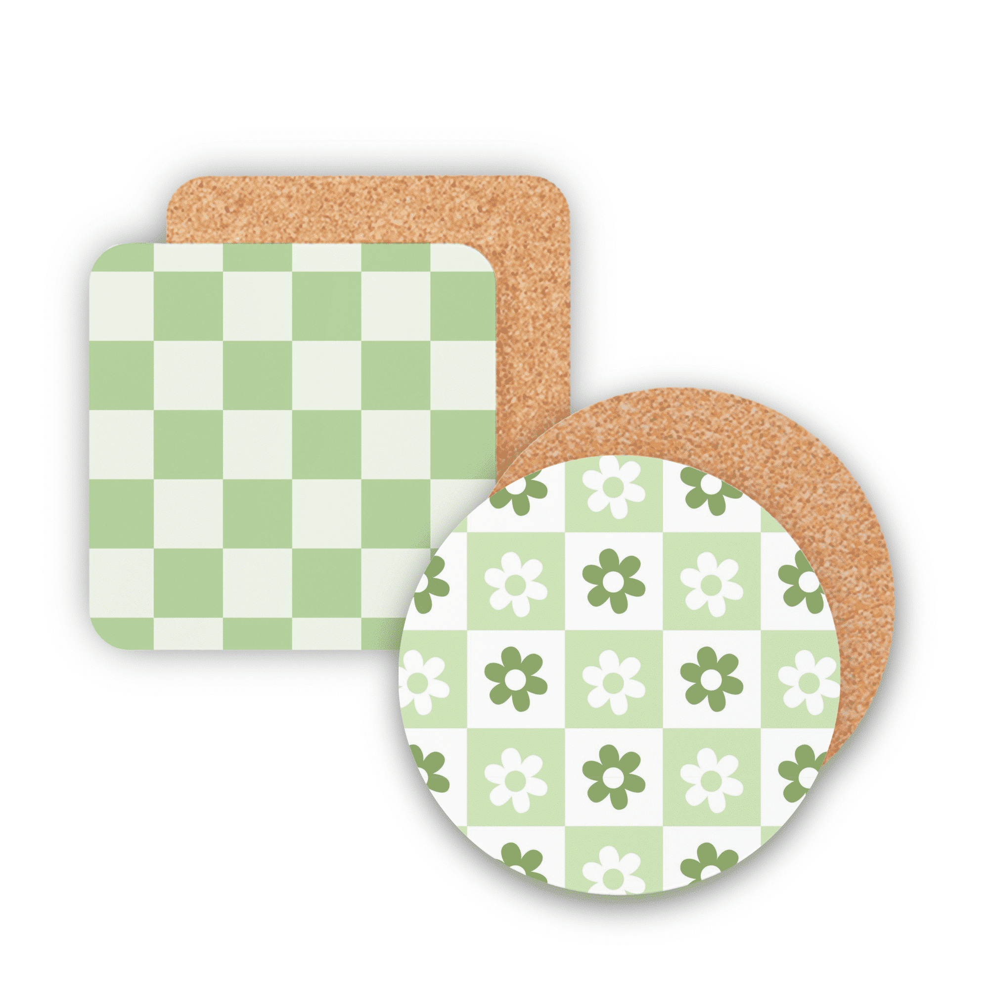 Cork Backed Ceramic Coaster