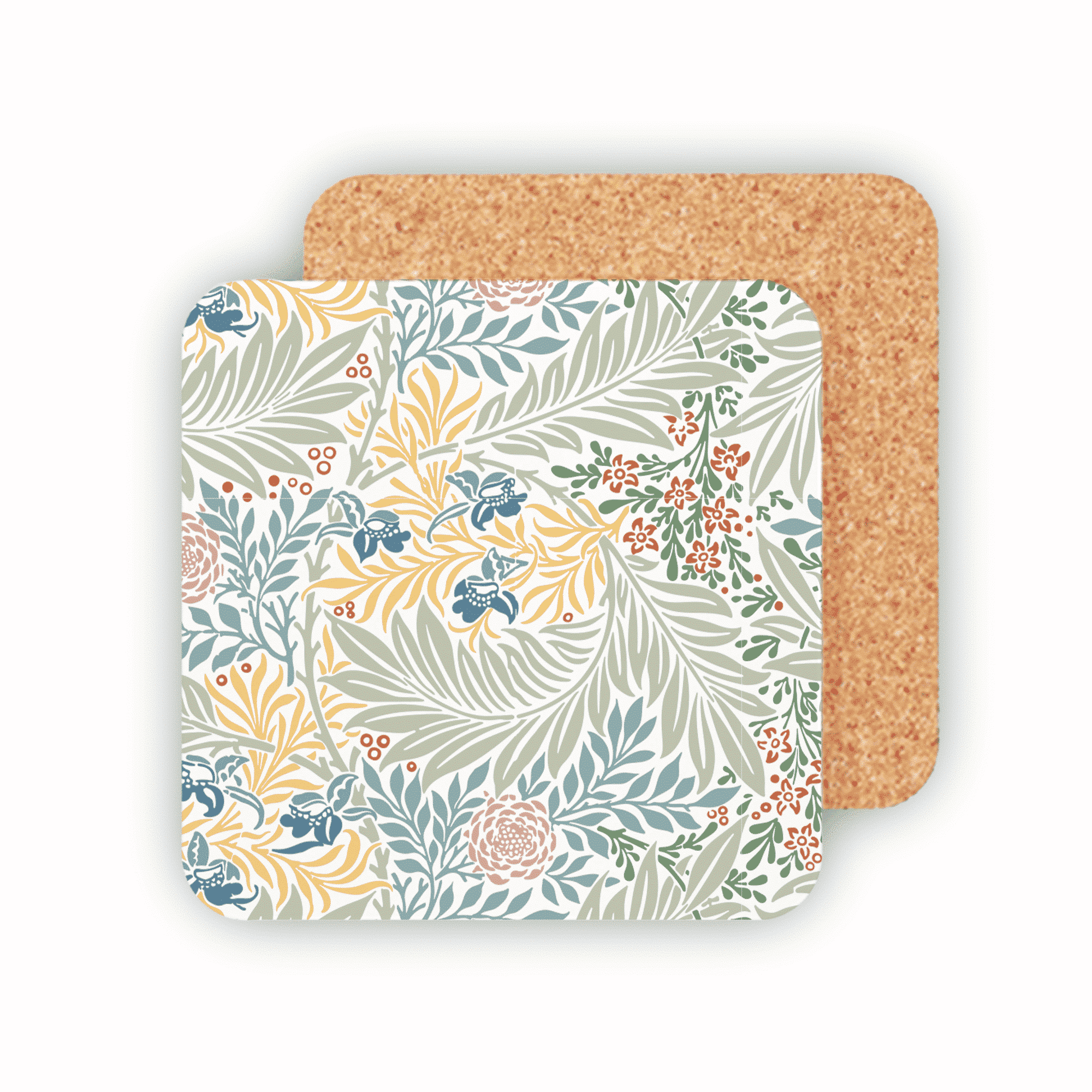 Cork Backed Ceramic Coaster