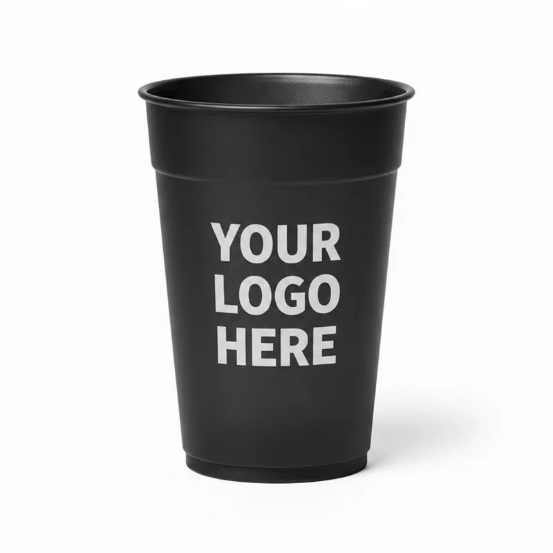 Frosted Plastic Stadium Cup 16oz