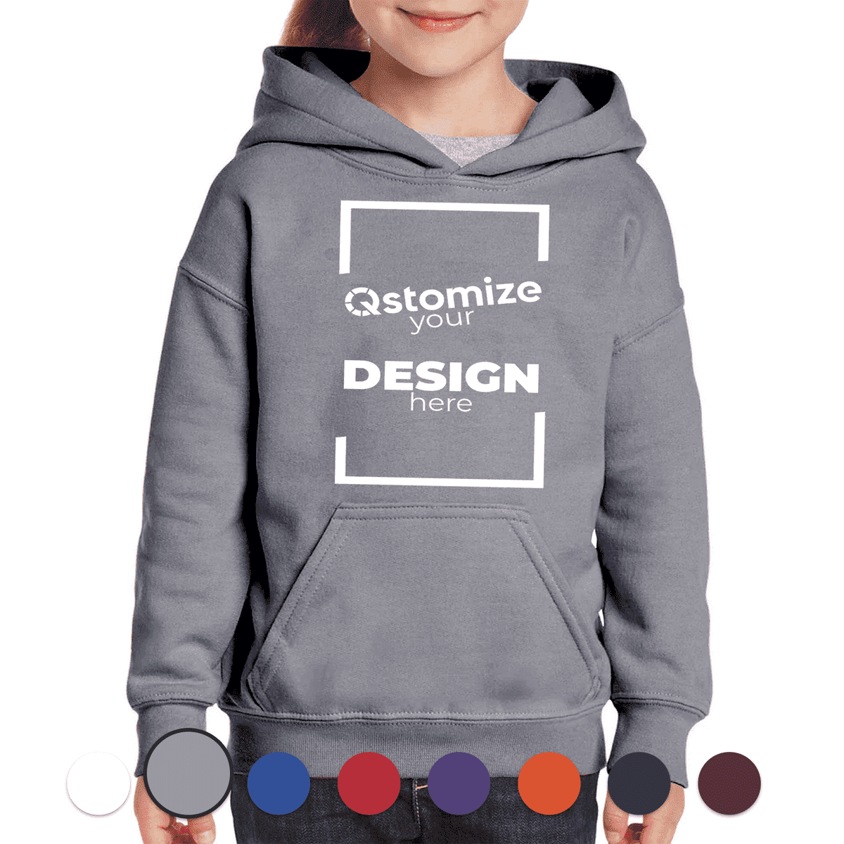 Gildan Heavy Blend™ Youth Hooded Sweatshirt - 18500B