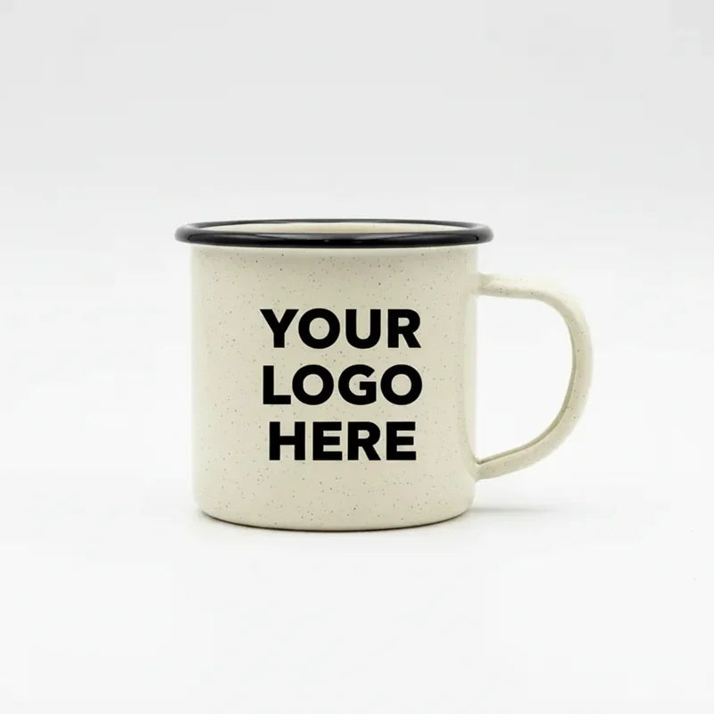Glacier Camp 12oz Enamel Steel Mug