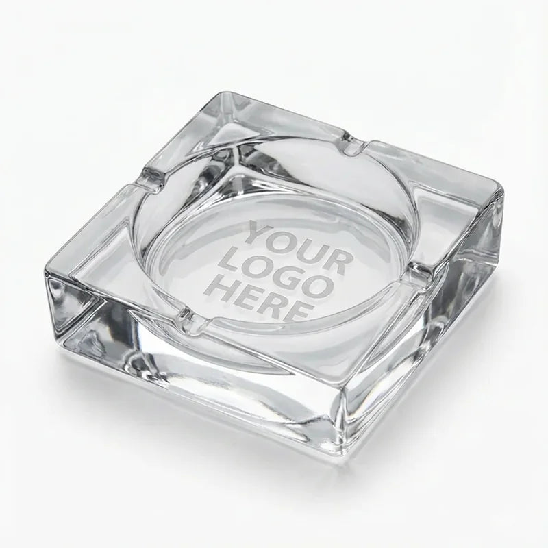 Glass Ashtray Square