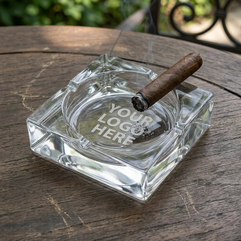 Glass Ashtray Square