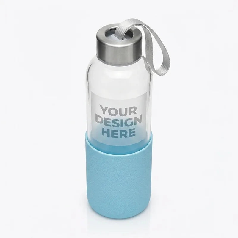 Glass Water Bottle 16oz