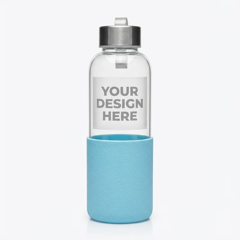 Glass Water Bottle 16oz
