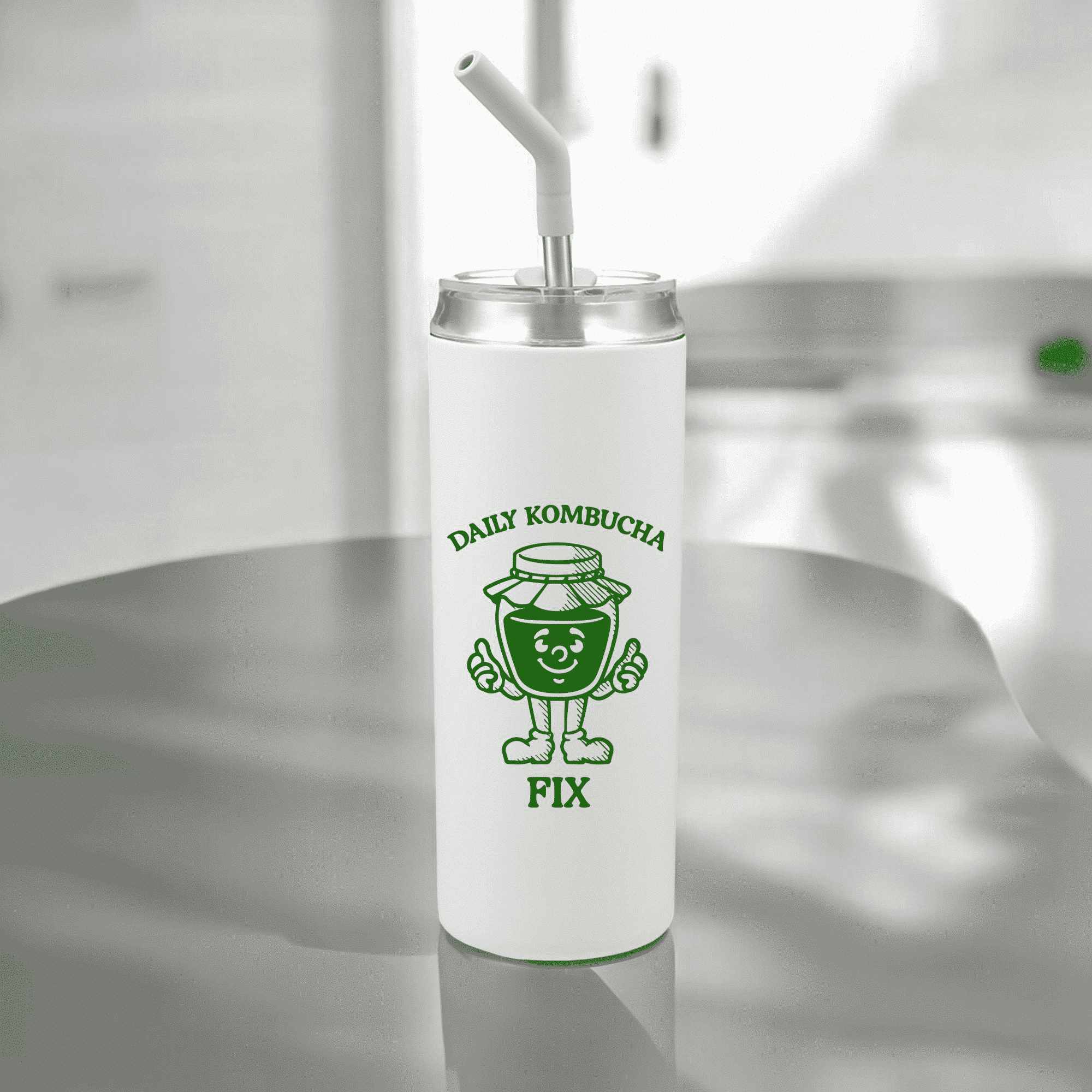 Marka Copper Vacuum Tumbler with Stainless Steel Straw 20oz