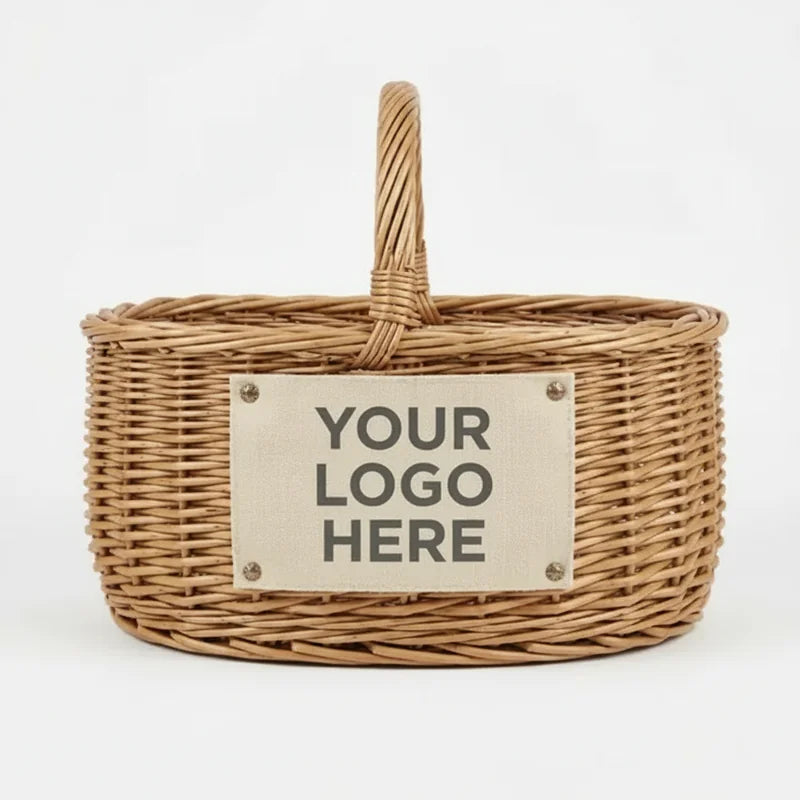 Wicker Gift Basket