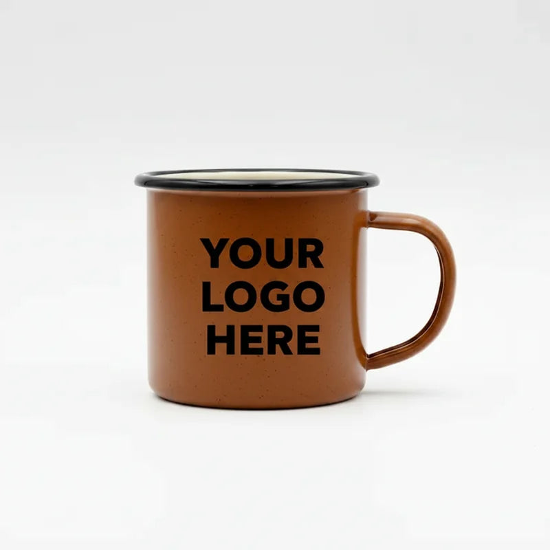 Glacier Camp 12oz Enamel Steel Mug