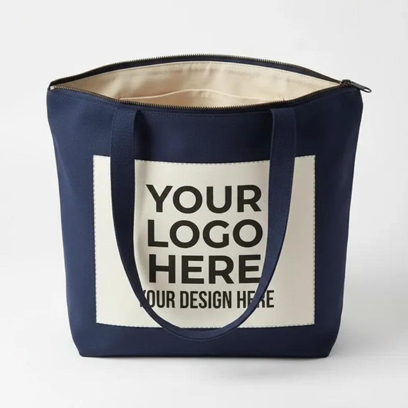 Zippered Tote Bag