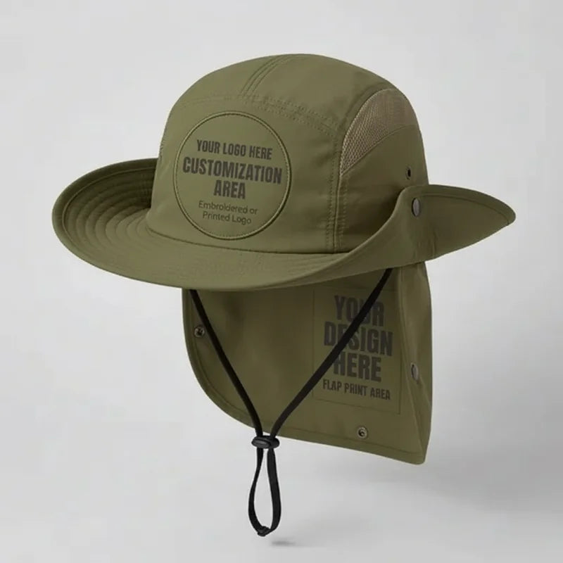 Safari Sun Hat with Neck Flap