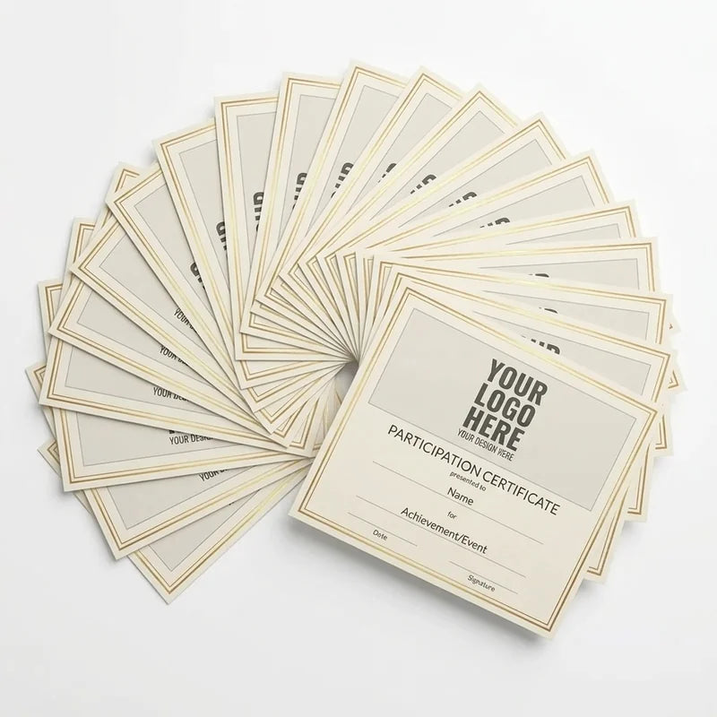 Participation Certificate Pack