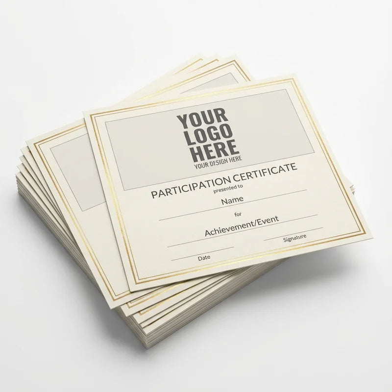 Participation Certificate Pack