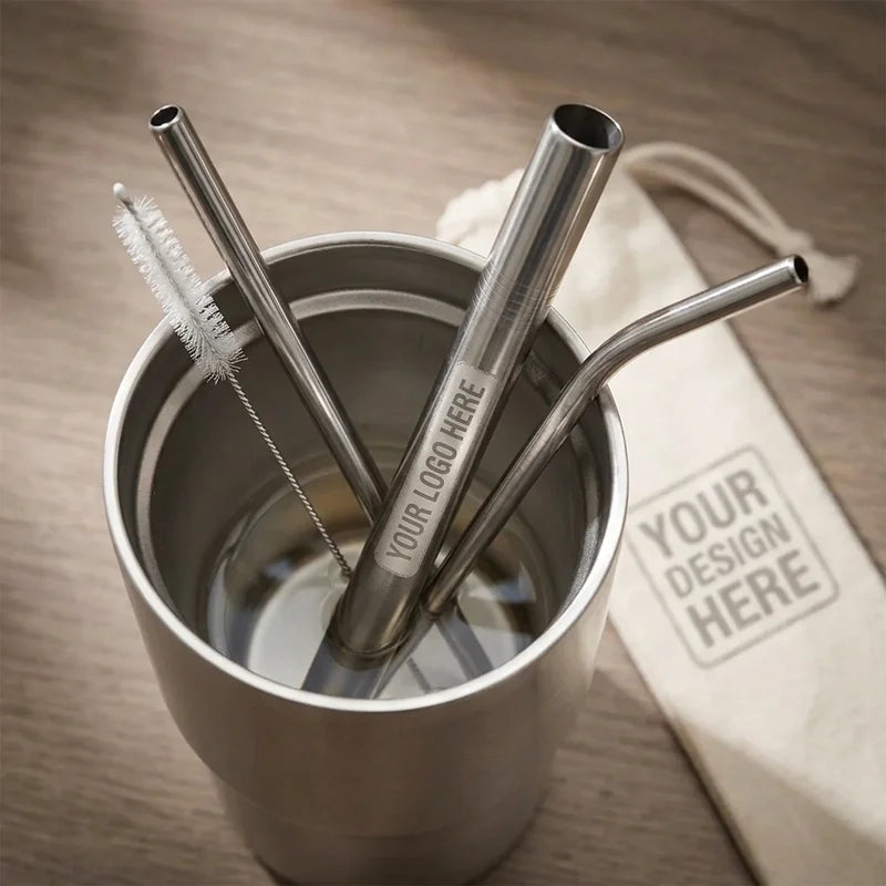 Stainless Steel Straw Set