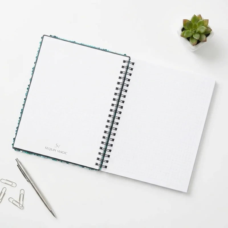 Reversible Sequin Notebook