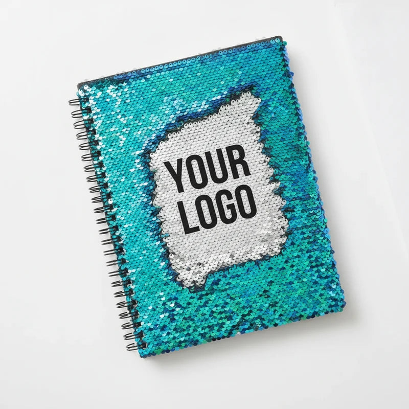 Reversible Sequin Notebook