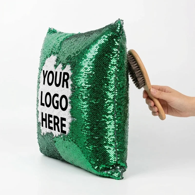 Reversible Sequin Pillow