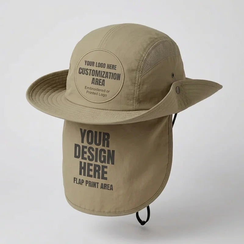 Safari Sun Hat with Neck Flap
