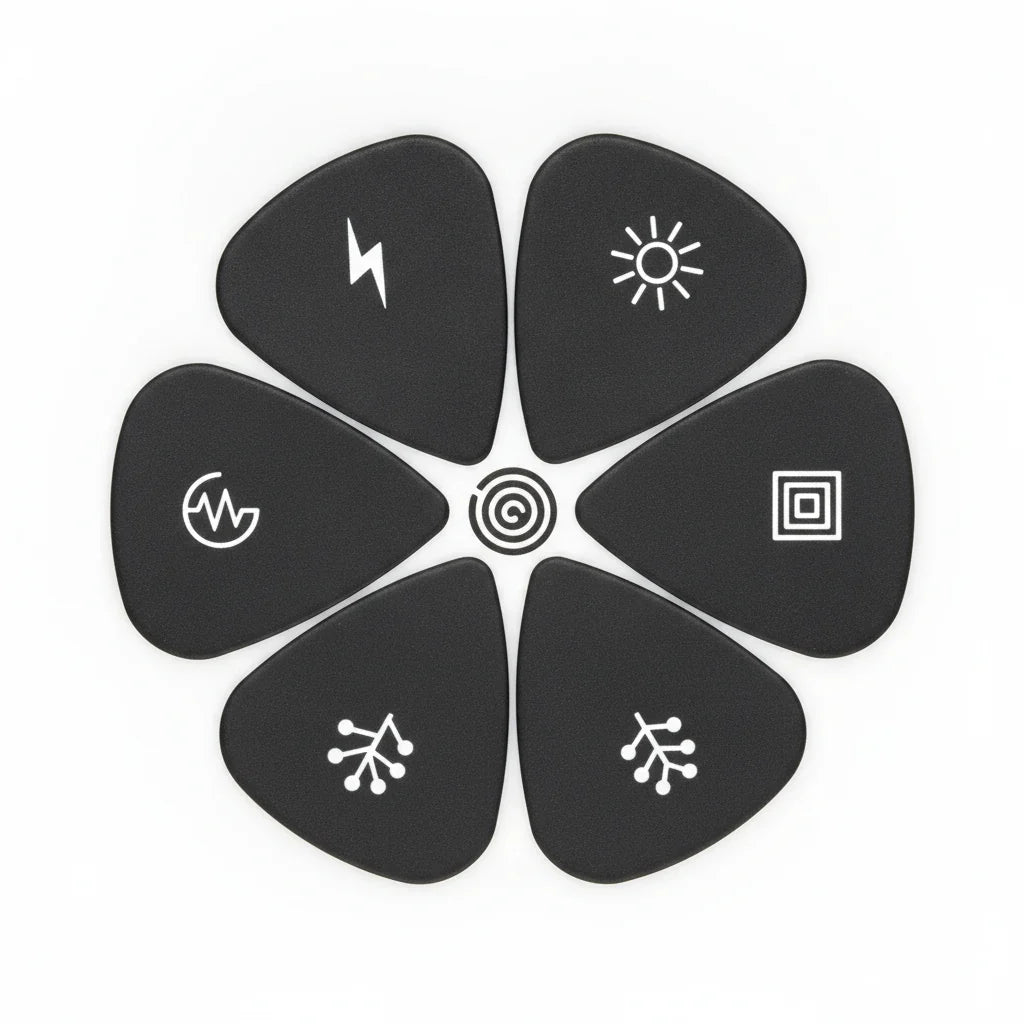 Signature Shape Delrin Guitar Picks