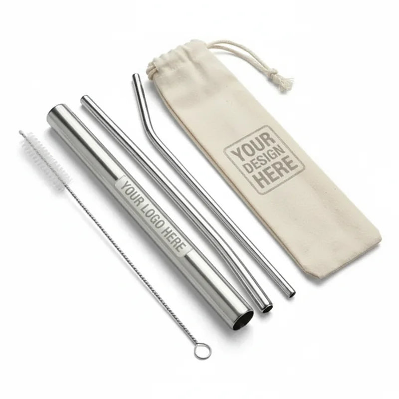 Stainless Steel Straw Set