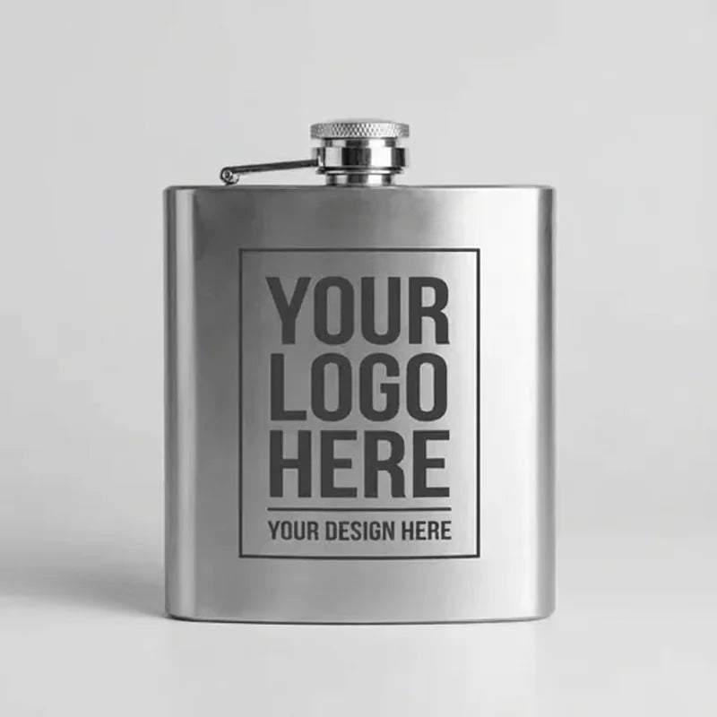 Hip Flask 8oz Stainless