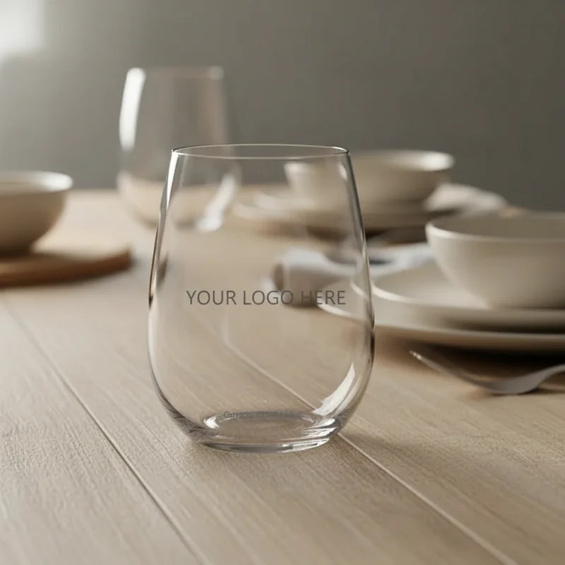 Stemless Egg Wine Tumbler 14oz