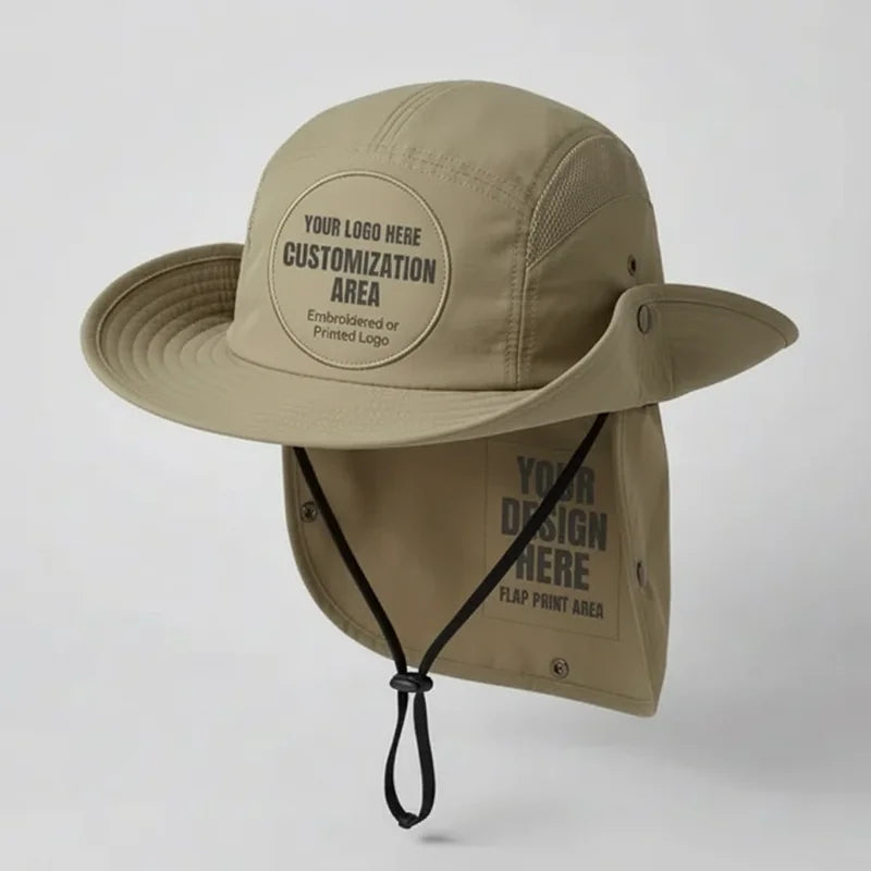 Safari Sun Hat with Neck Flap