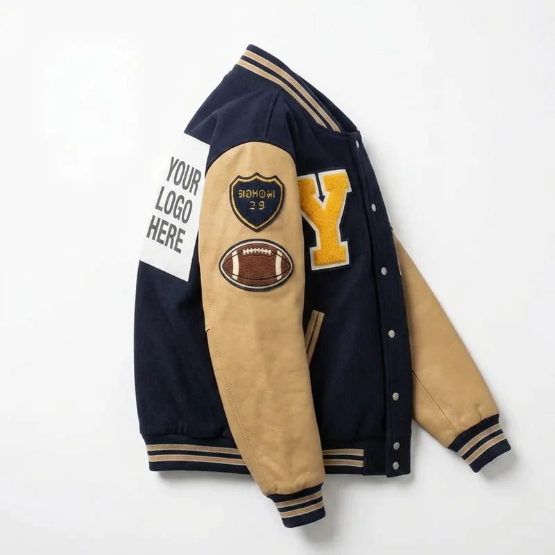Varsity Jacket with Patches