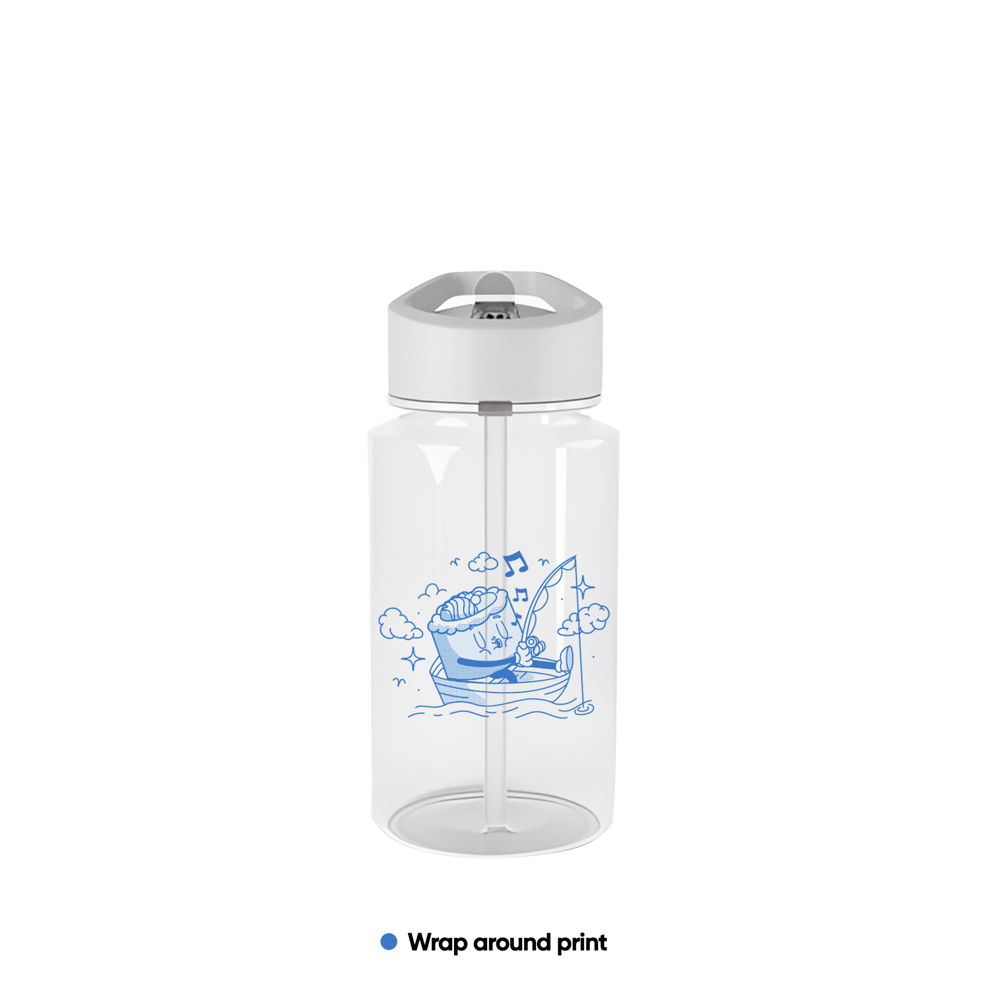 Clear Plastic Water Bottle