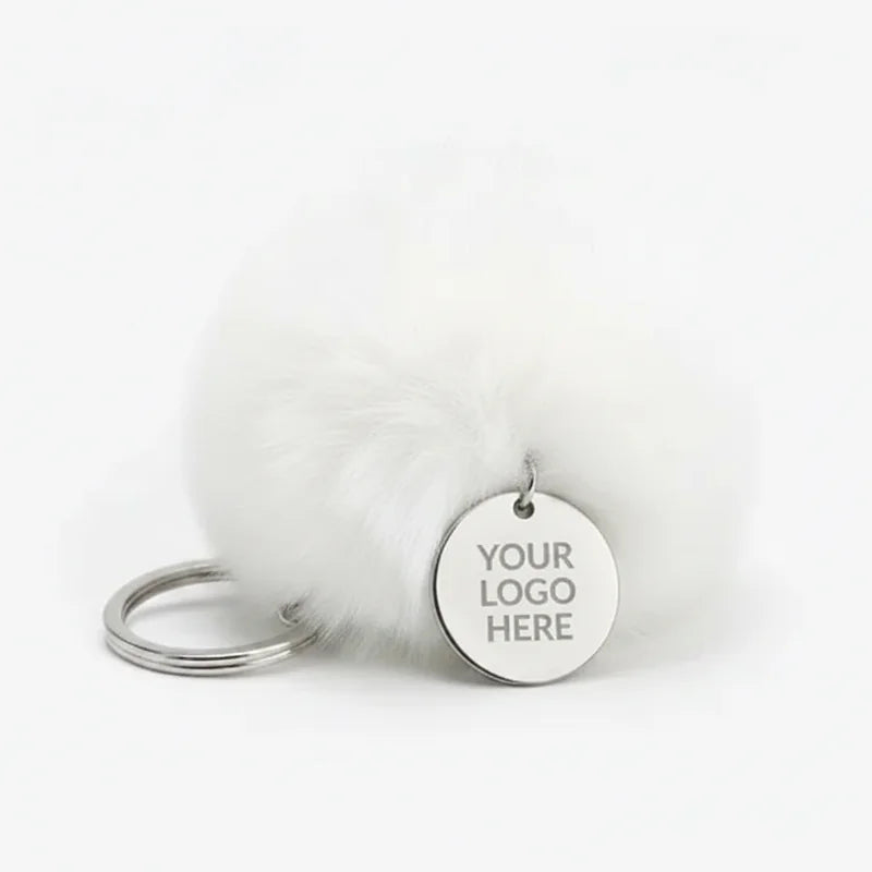 Fluffy Pom-Pom Keychain